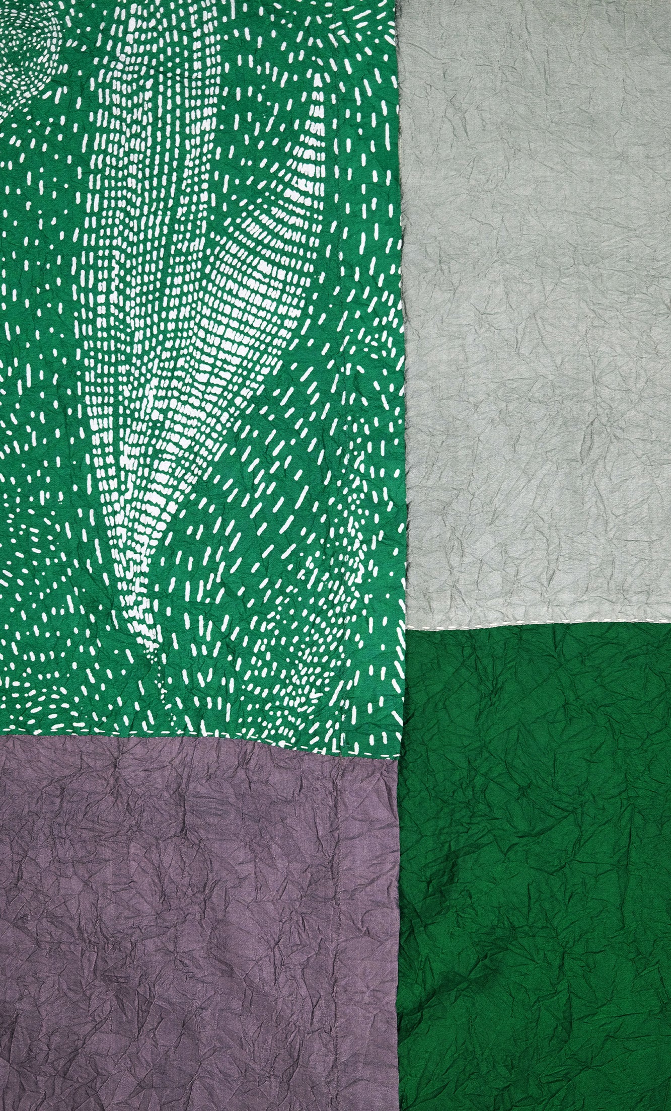 TOTA GREEN COLOUR BLOCK TOP
