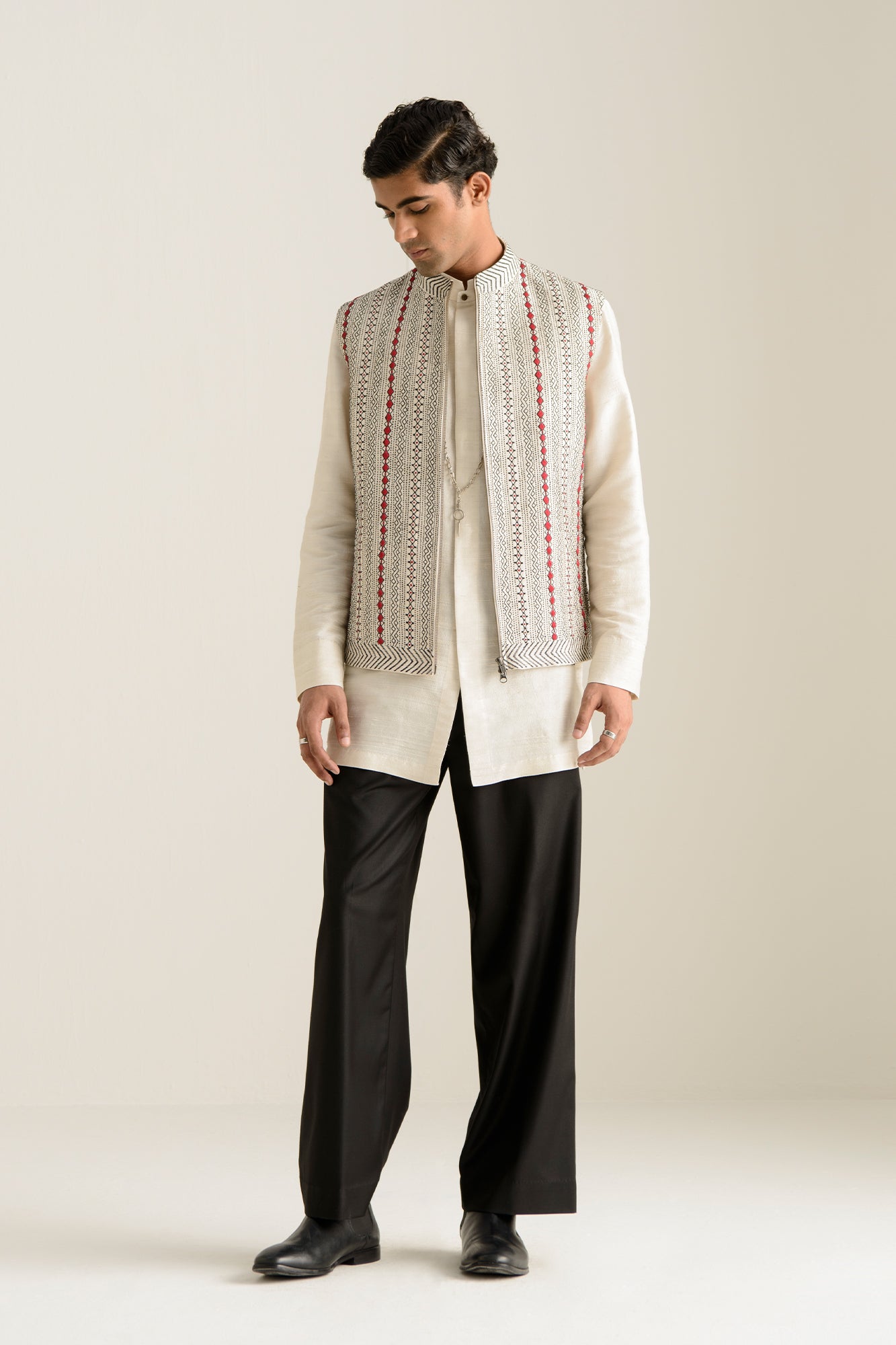 AMBLI-NEHRU JACKET SET