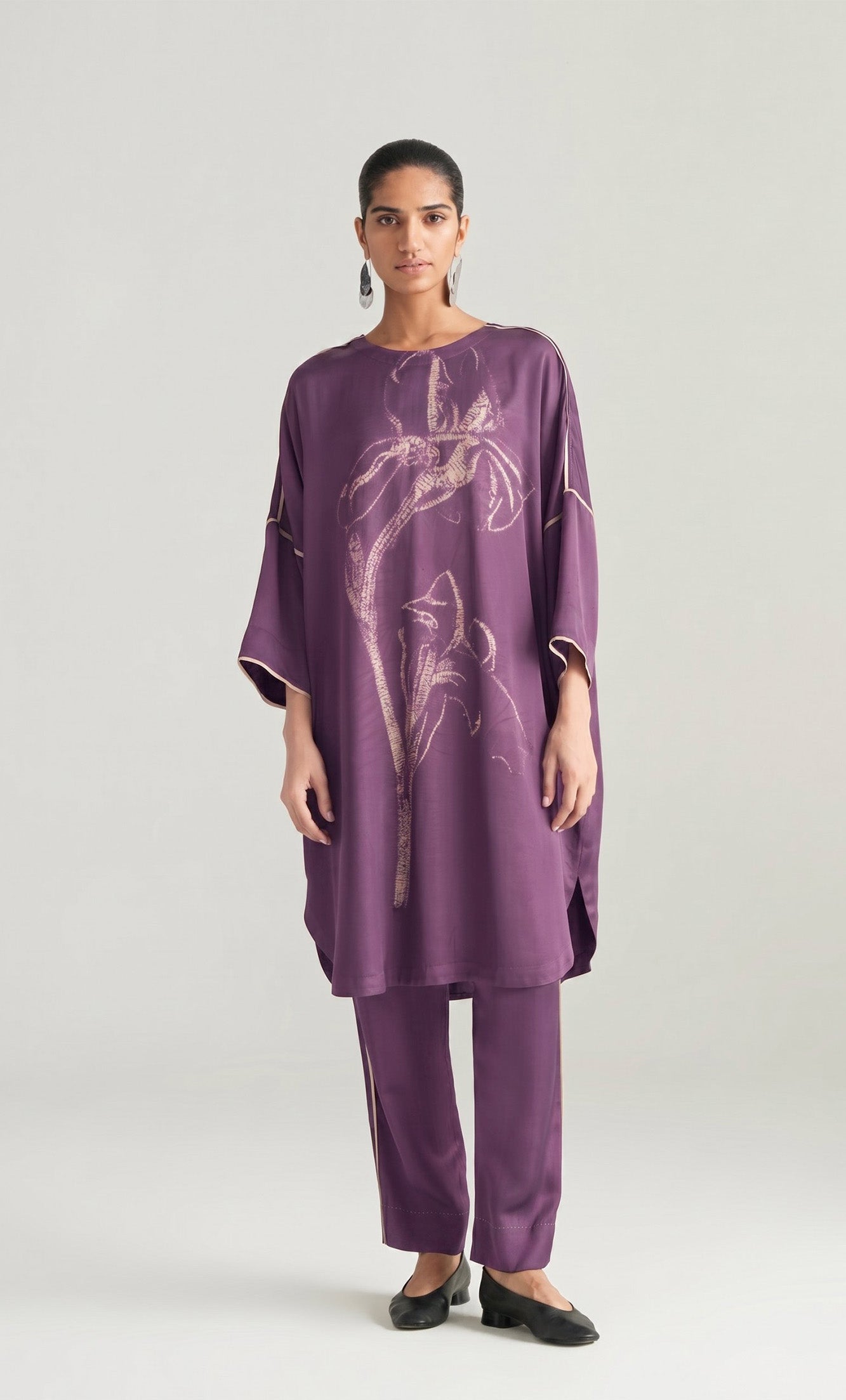 AMETHYST SHIBORI TUNIC SET