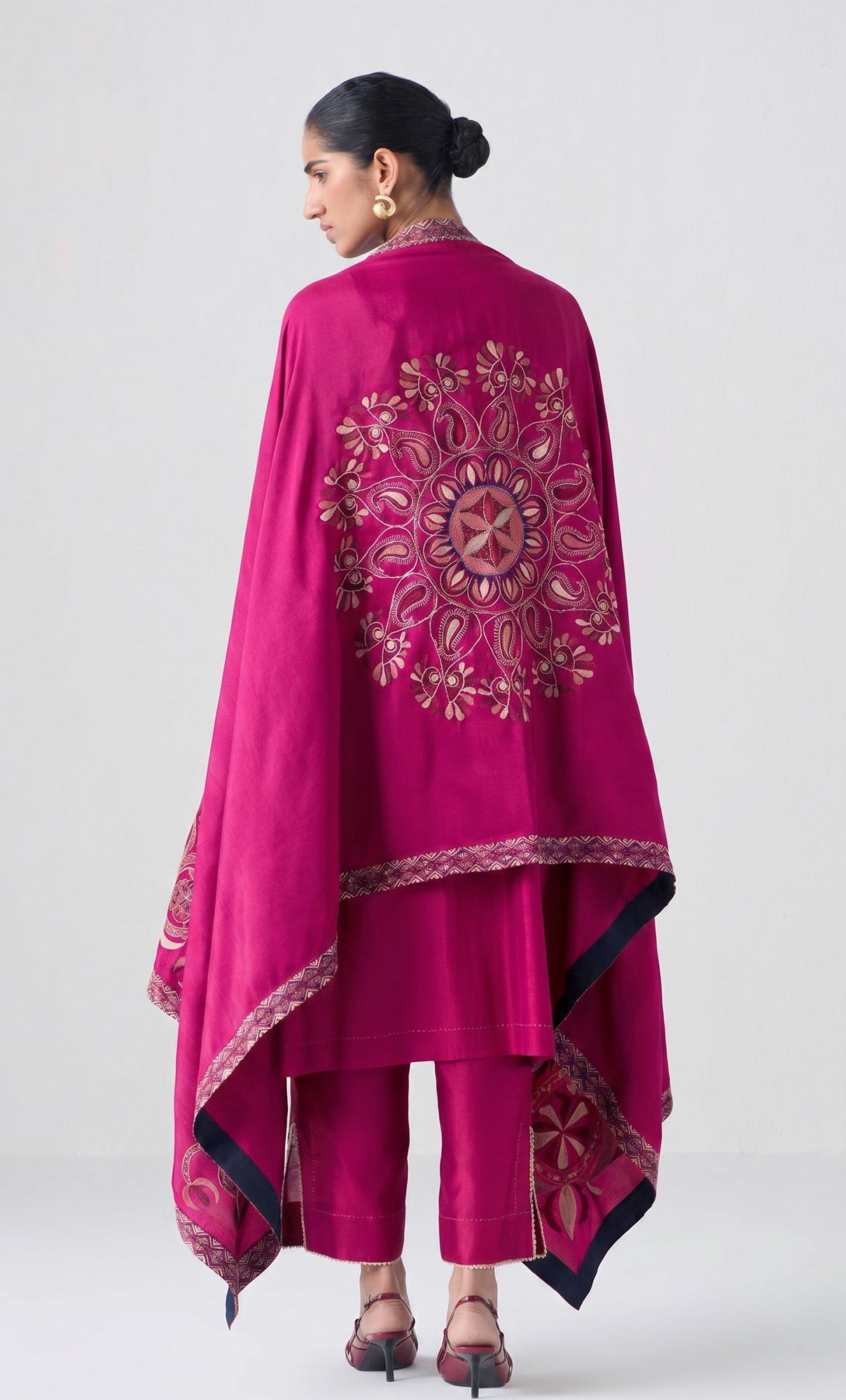 FUCHSIA KURTA SET