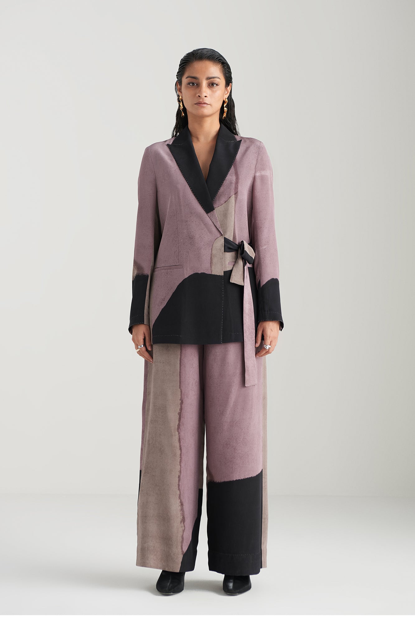 ONION PINK WRAP JACKET SET