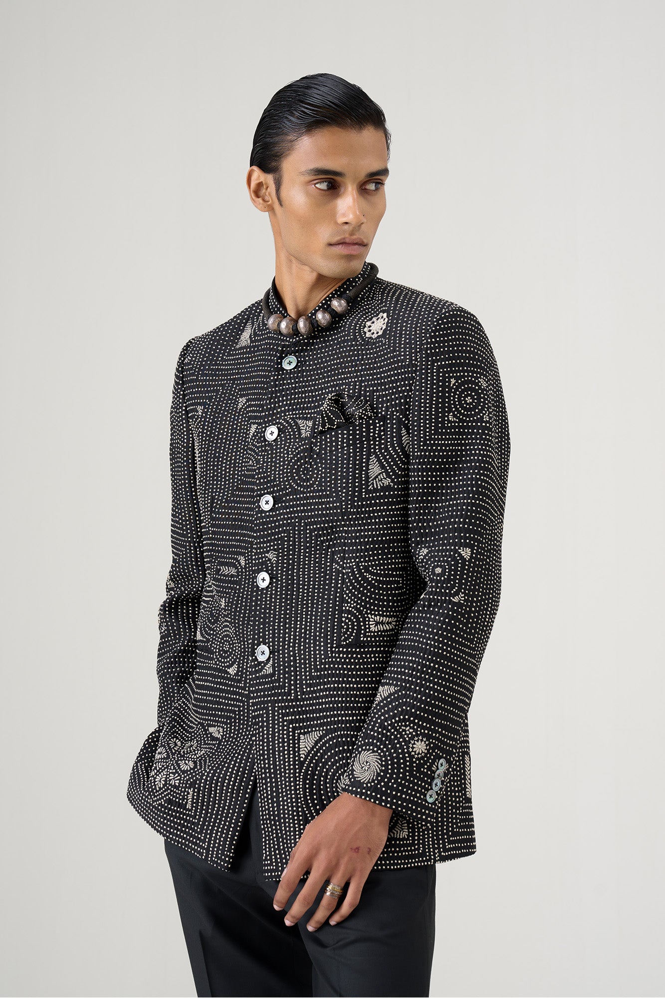DHURVAN-BANDHGALA TROUSER