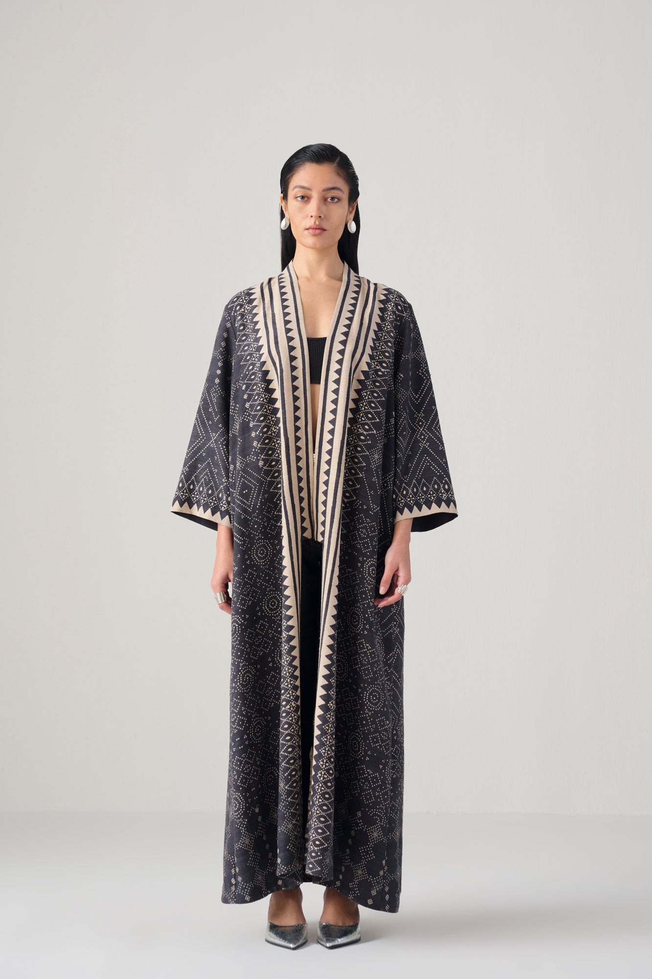 BLOCK PRINT CAPE