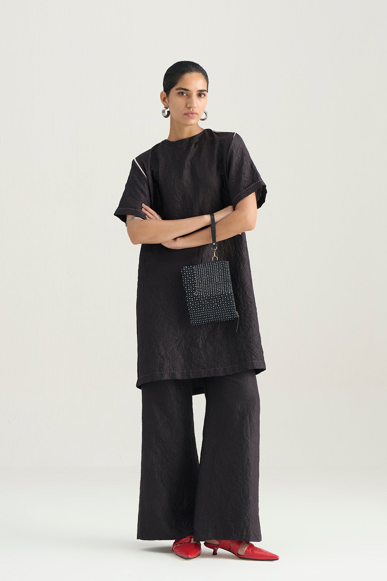 KANI CRUSHED TUNIC SET