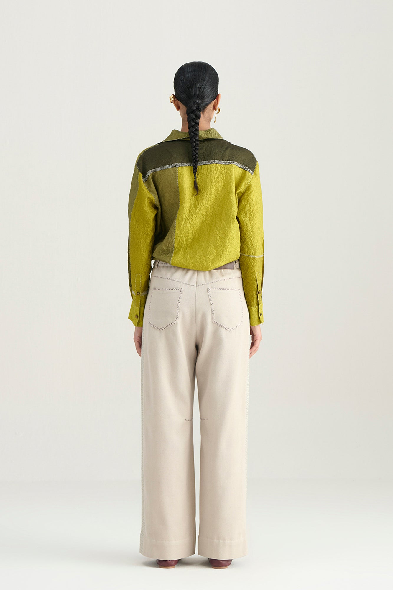 KEER COLOR BLOCKING TOP