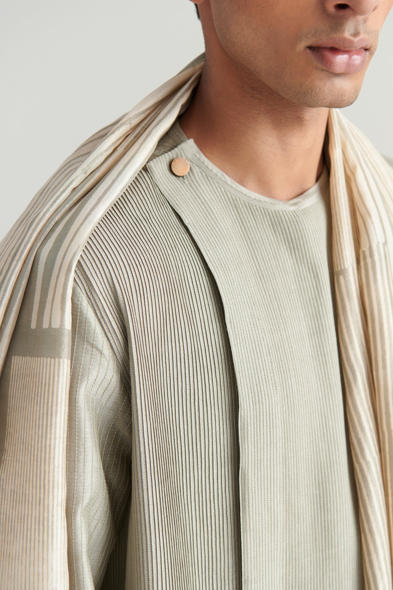 INZO-KURTA SET WITH PRINNTED STOLE