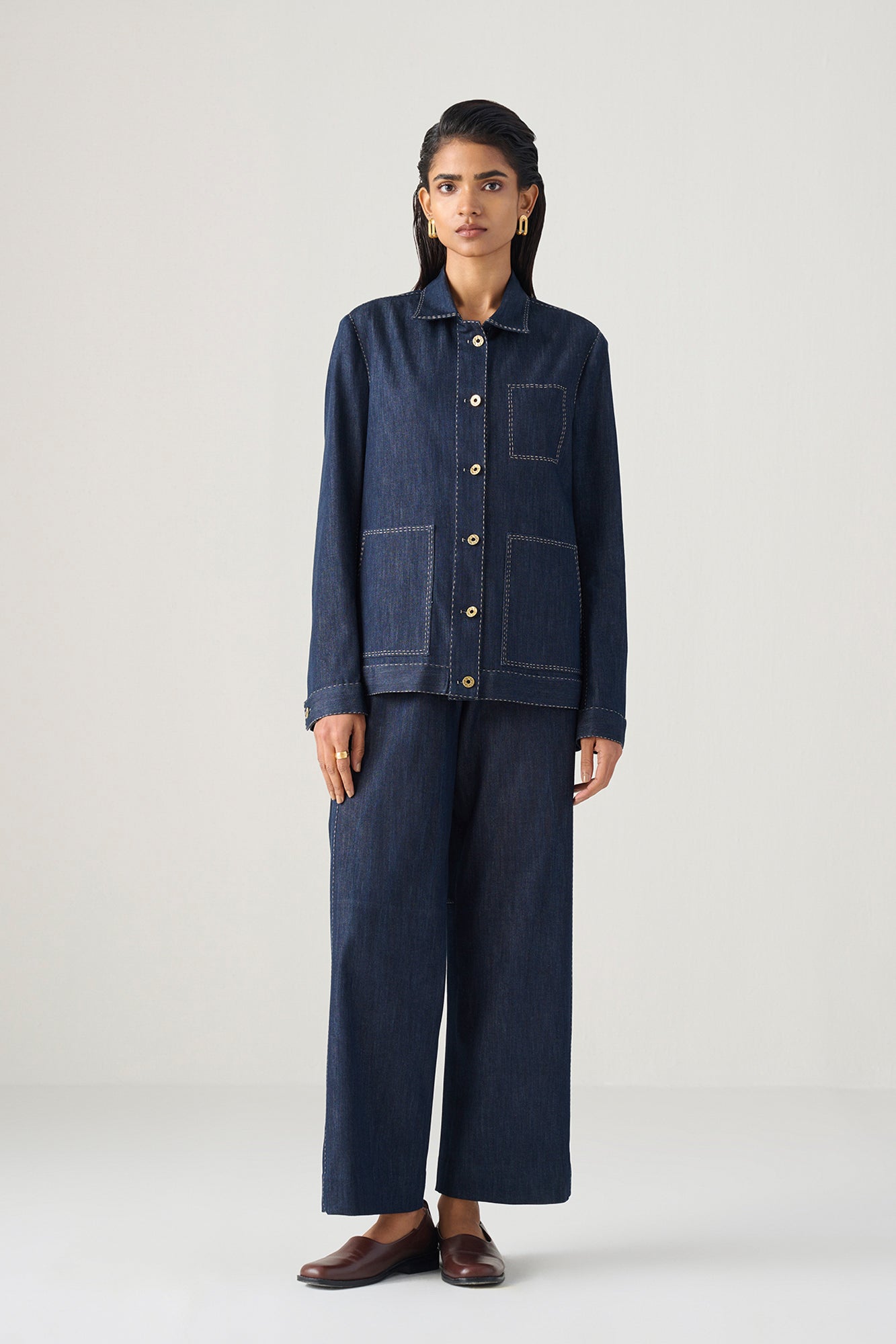 INDIGO DENIM TROUSER