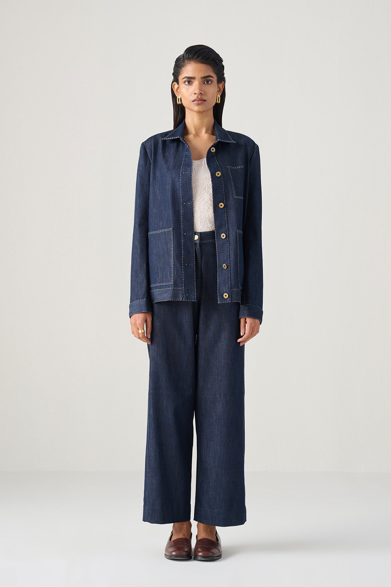 INDIGO DENIM TROUSER