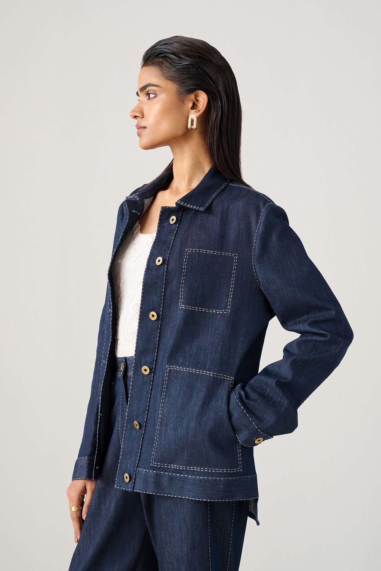 INDIGO DENIM TROUSER