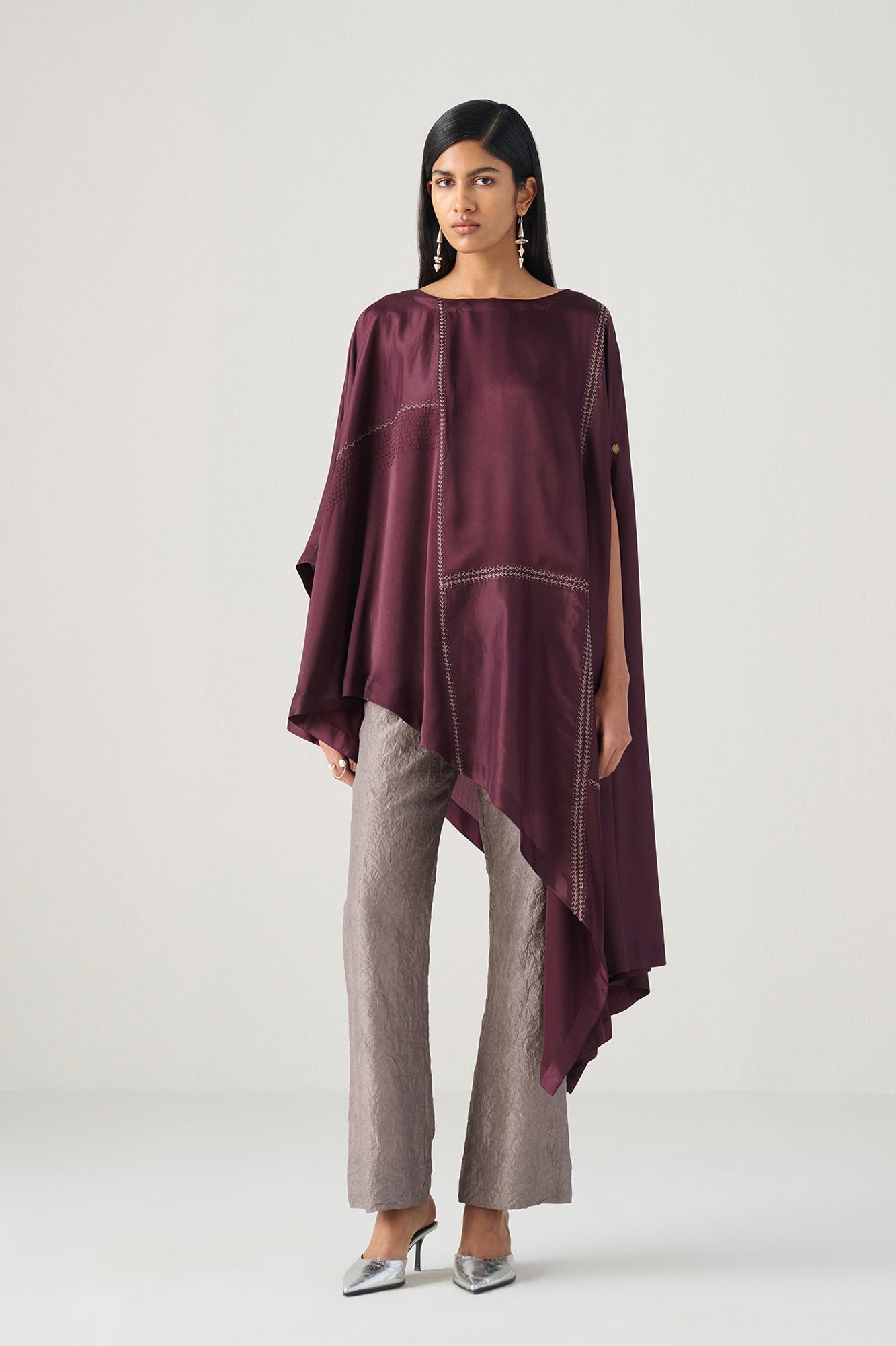 FAZIL-PONCHO SET