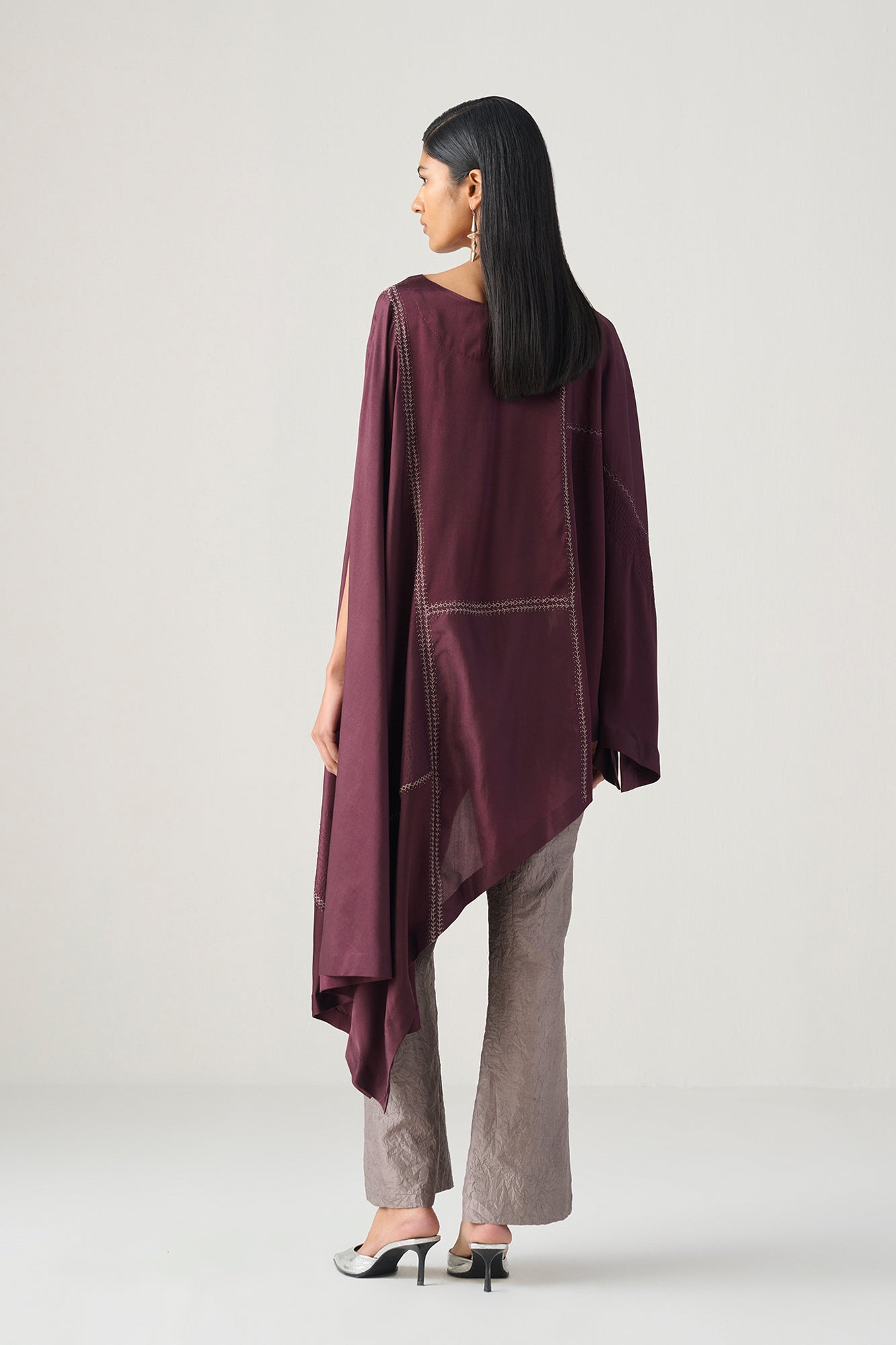 FAZIL-PONCHO SET
