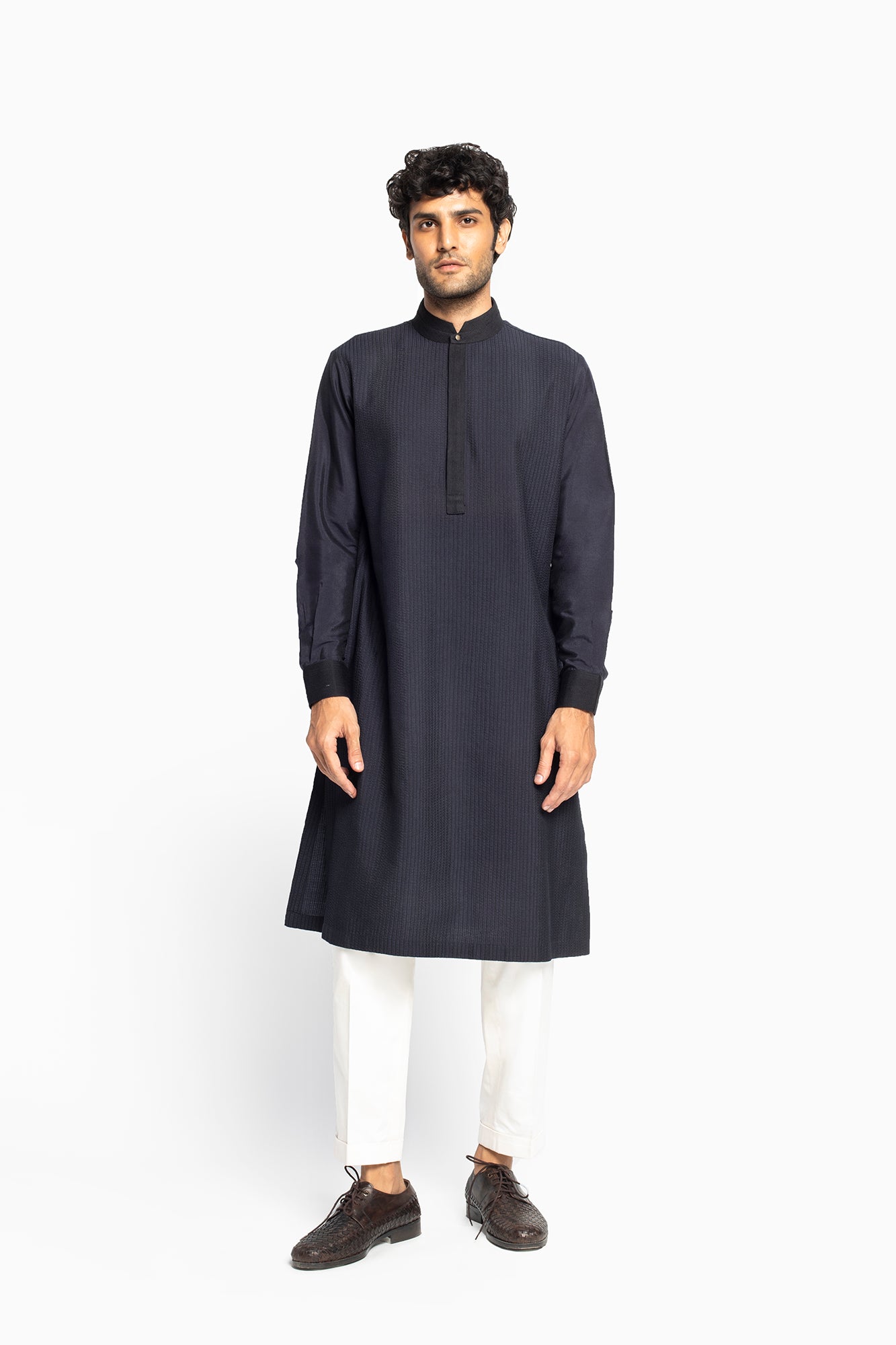 Dhagai Texture Kurta Set