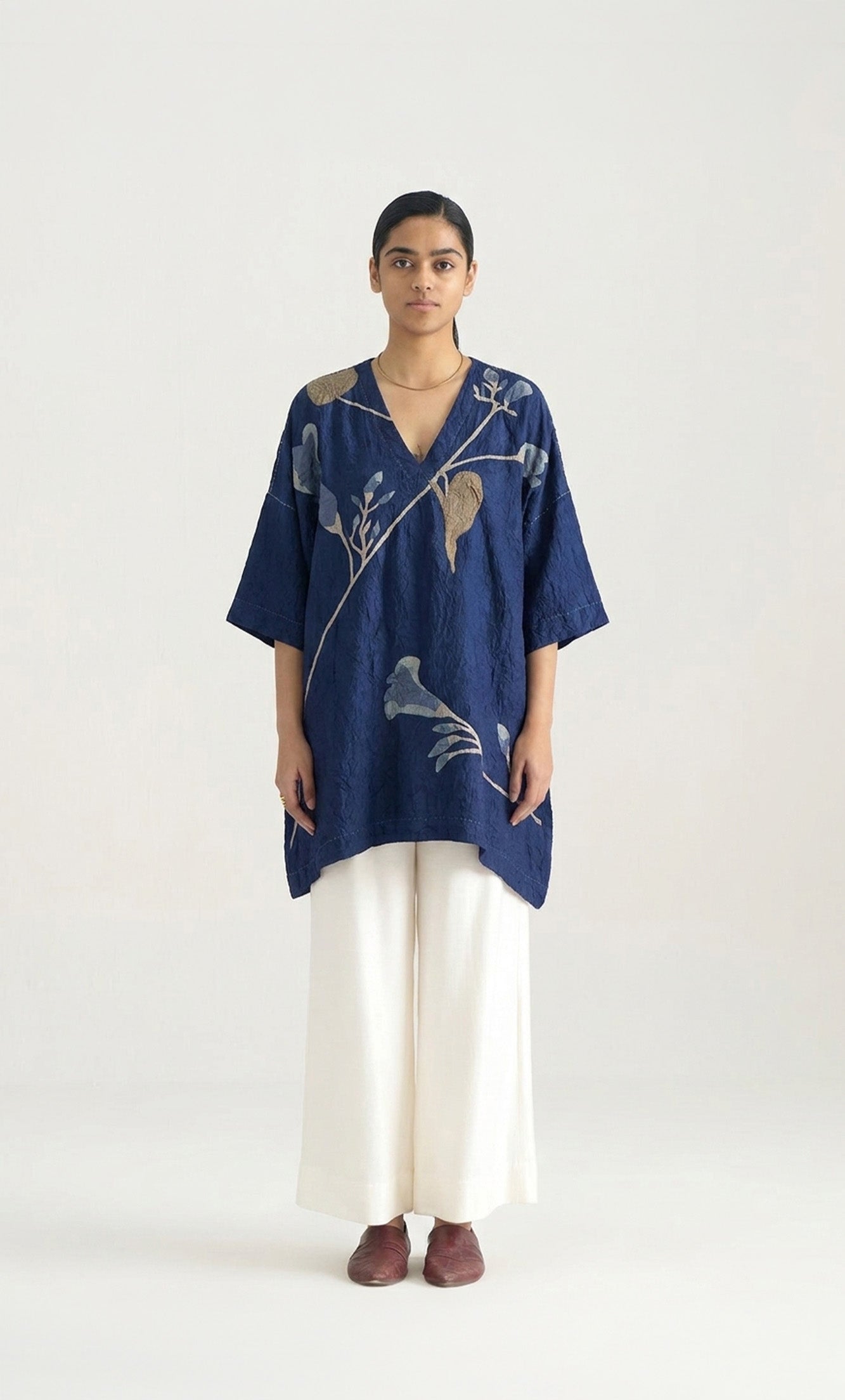 IIAN FLORAL PATCH TUNIC SET