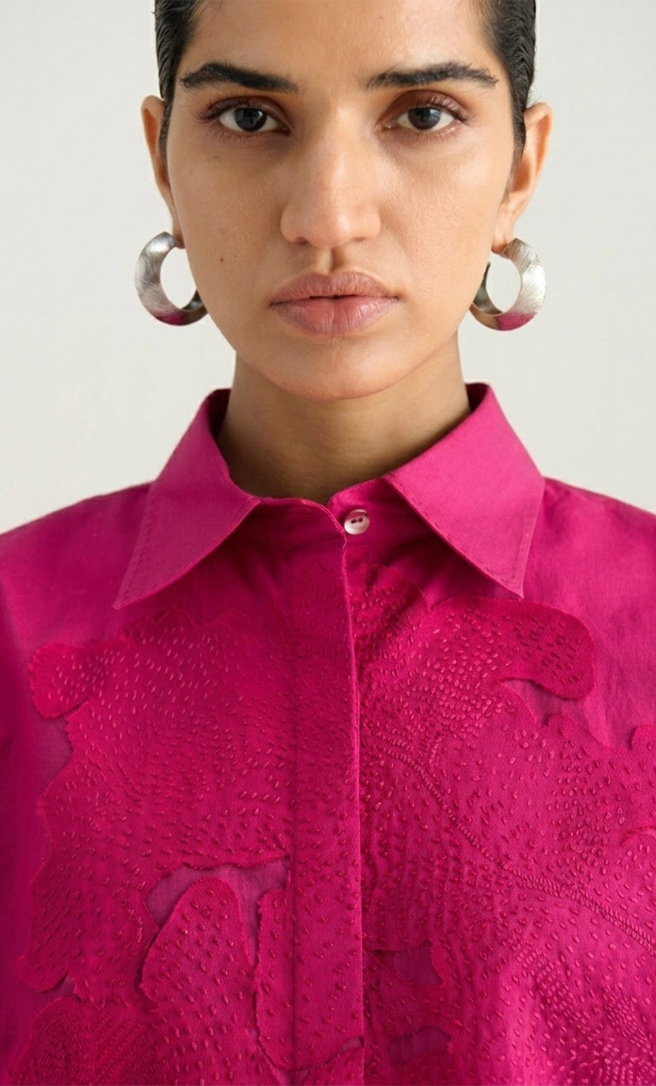 THHIIYA PATCH KANTHA TOP