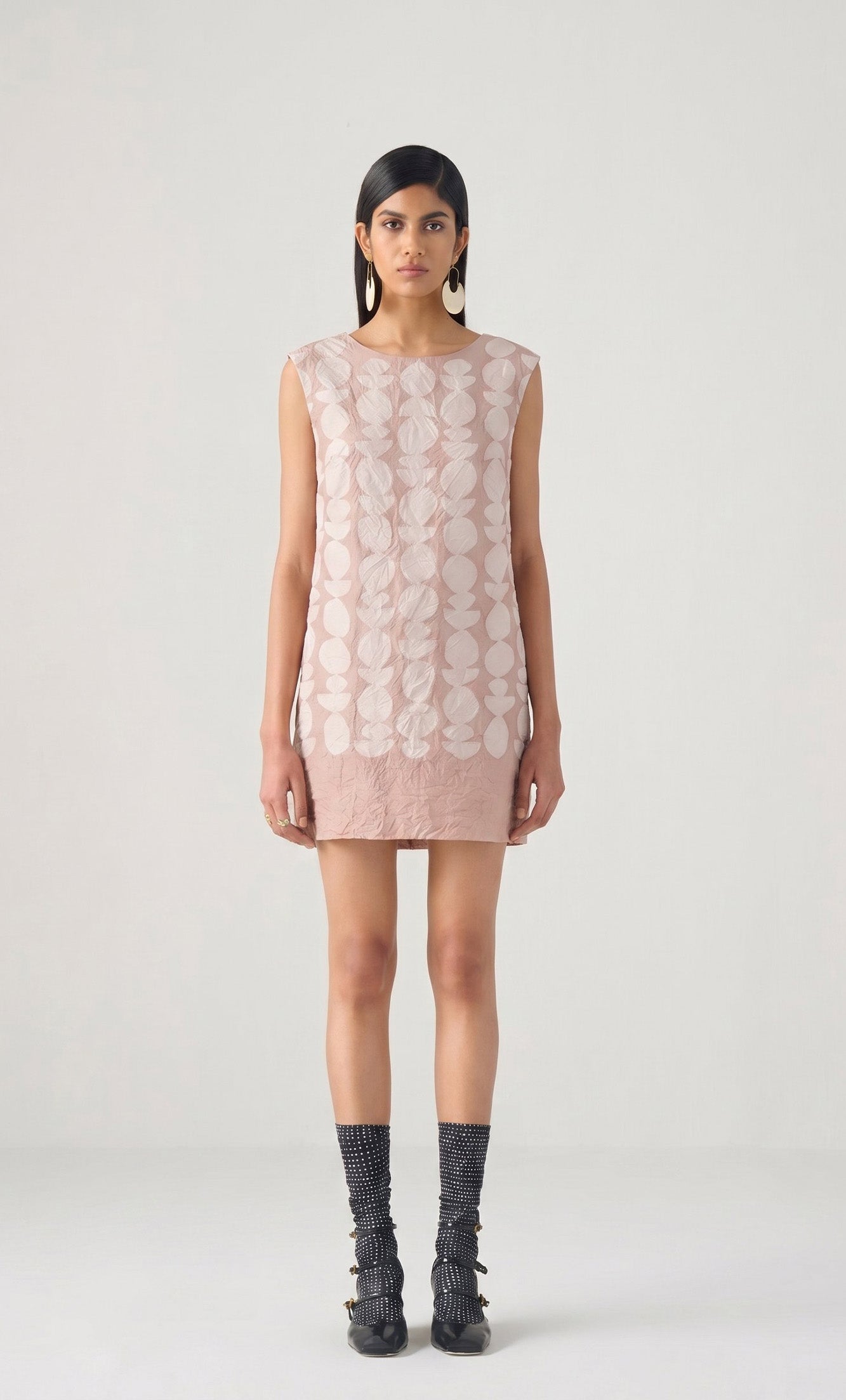 GOLAPI PATCH MOTIF DRESS