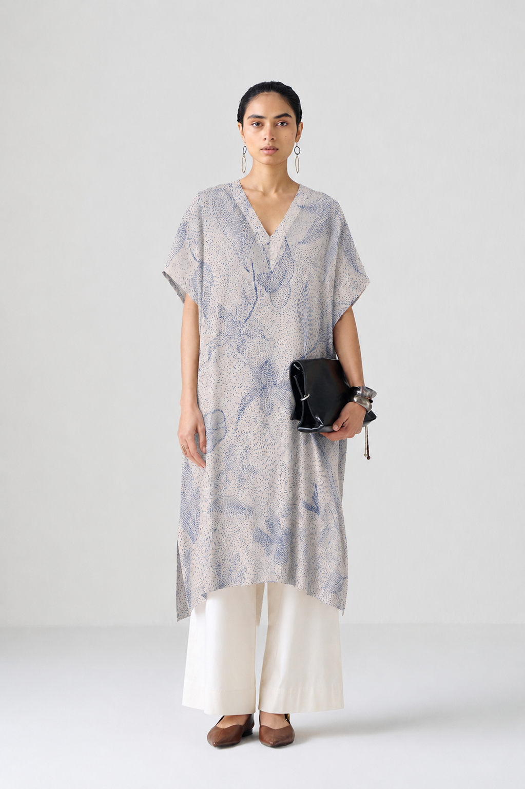 BADAMI KANTHA PRINT TUNIC SET
