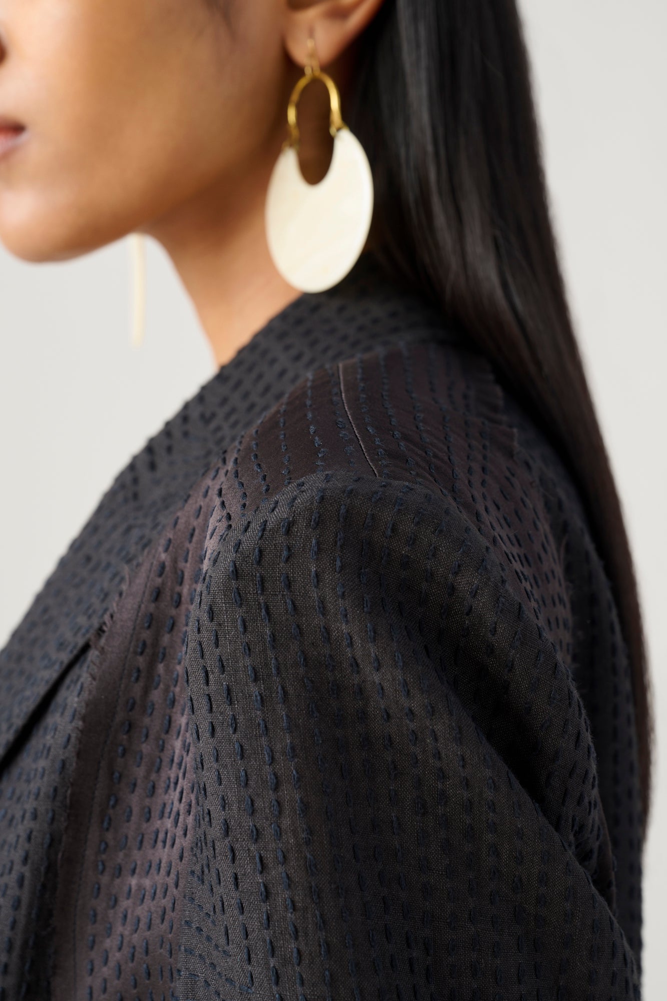 COAL APPLIQUE PATCH JACKET SET