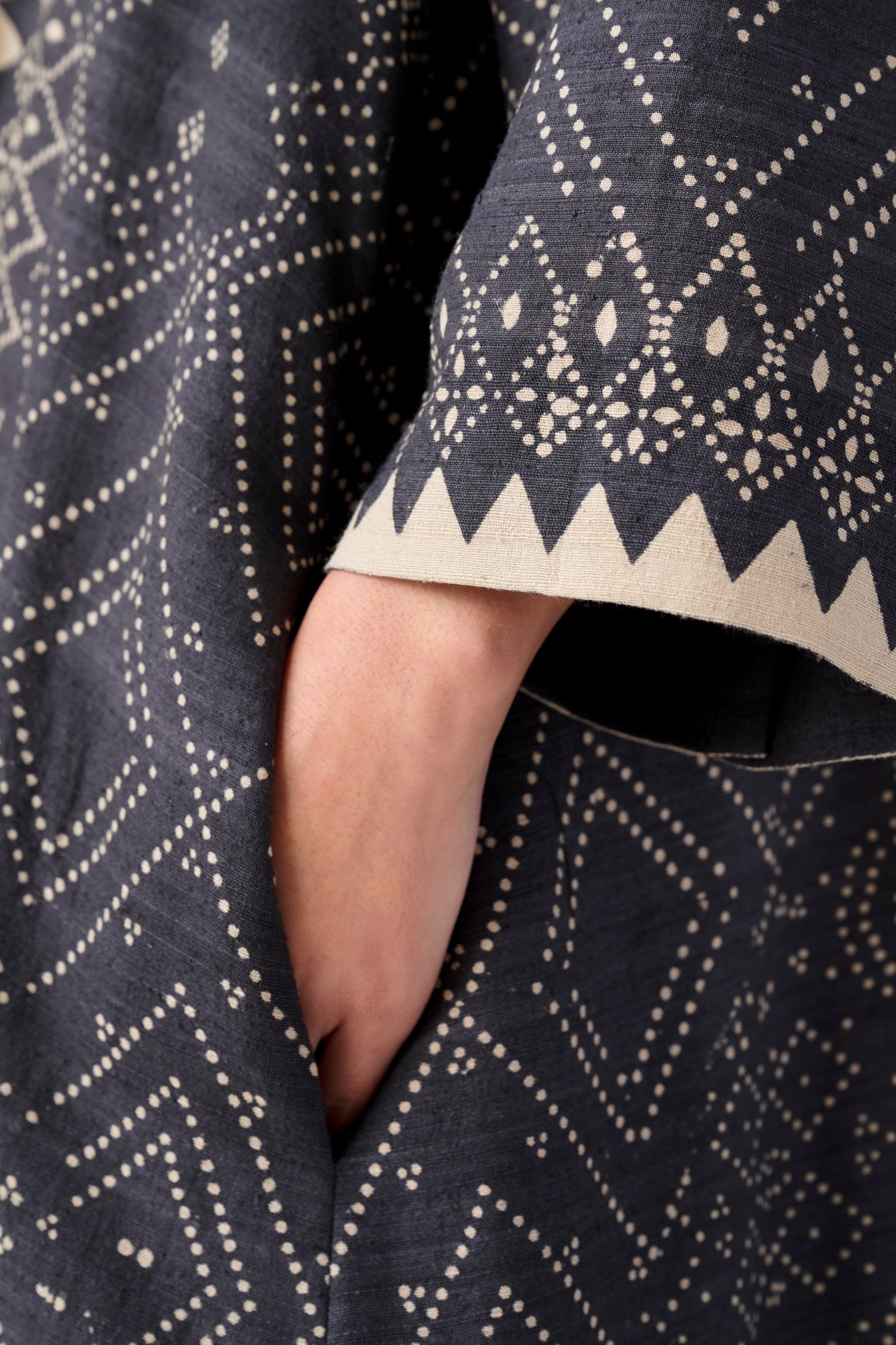 BLOCK PRINT CAPE