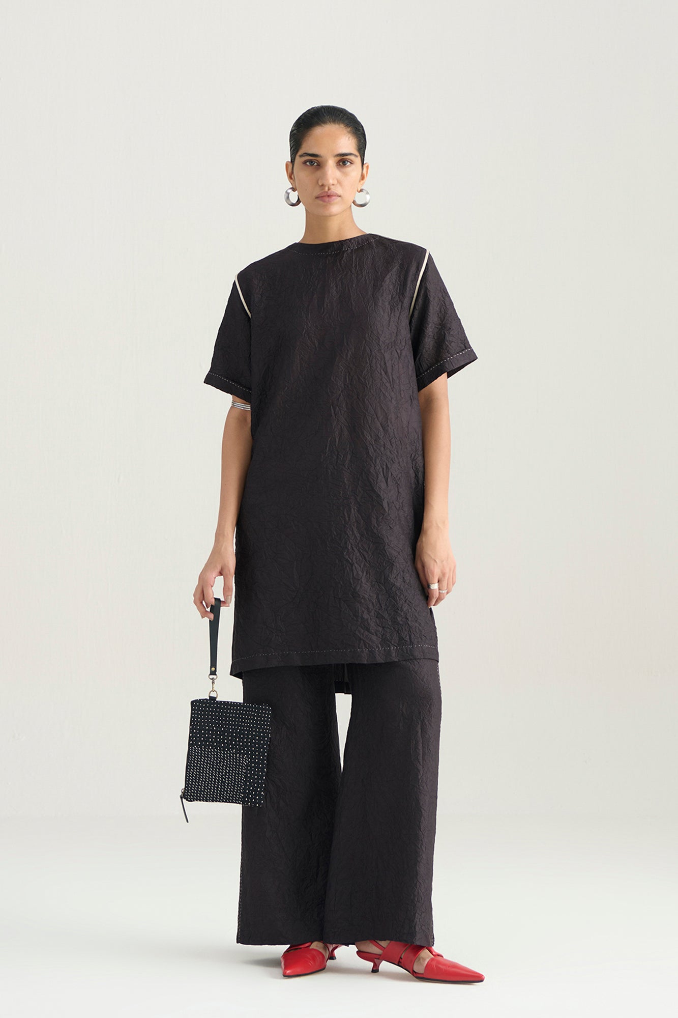 KANI CRUSHED TUNIC SET