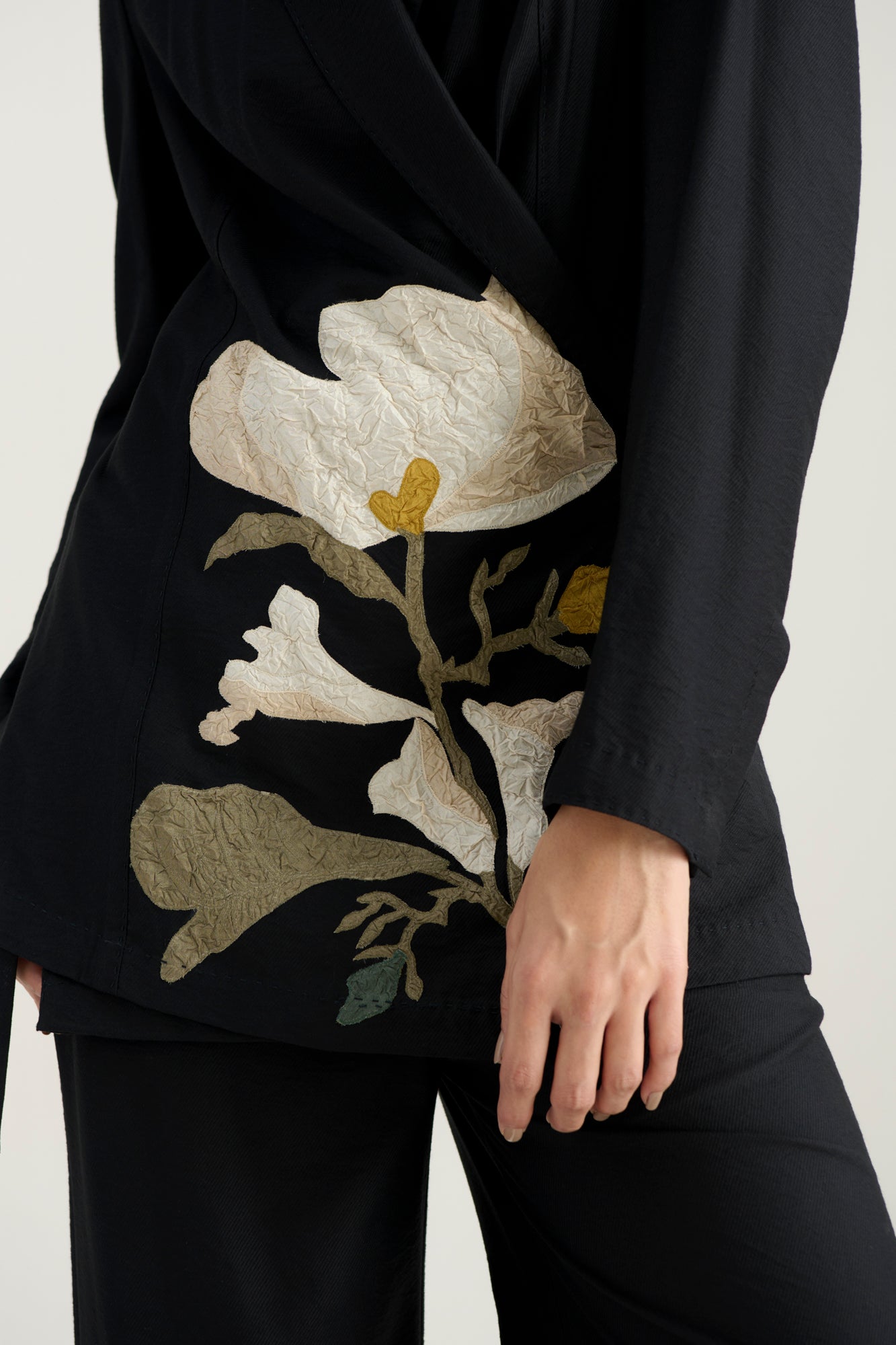 ARIN FLORAL PATCH JACKET SET