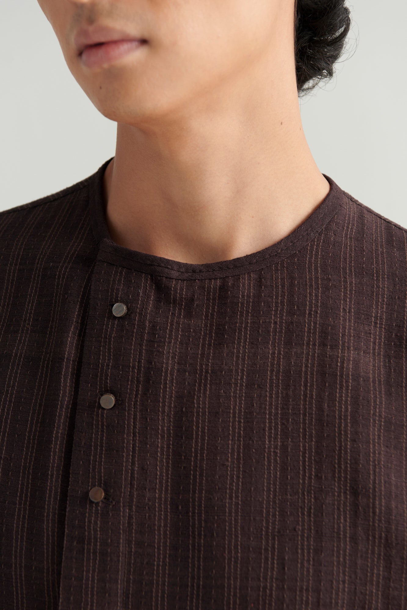 ANAGI-KURTA SET WITH PRINTED STOLE