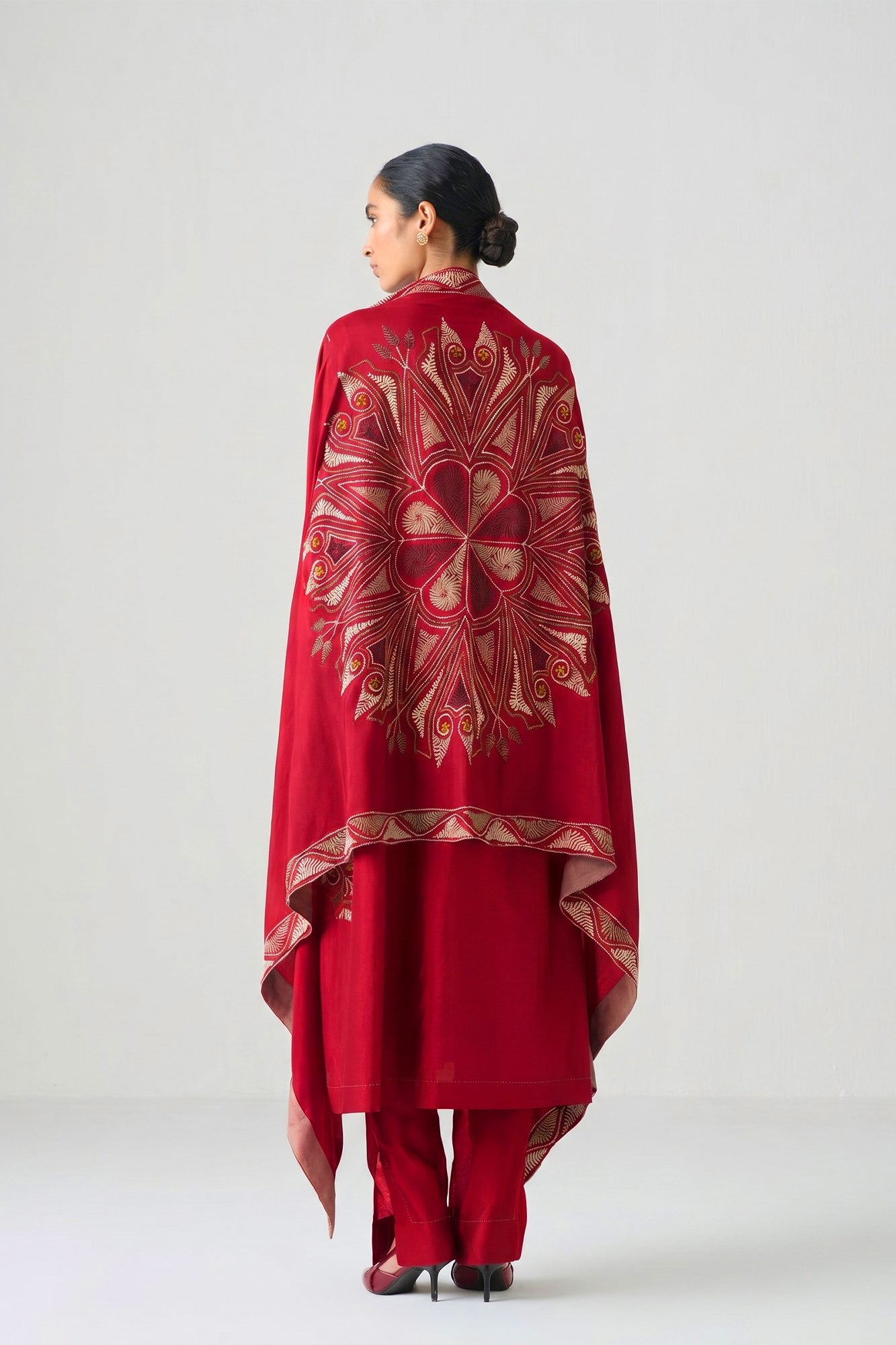 VALENTINE RED KURTA SET