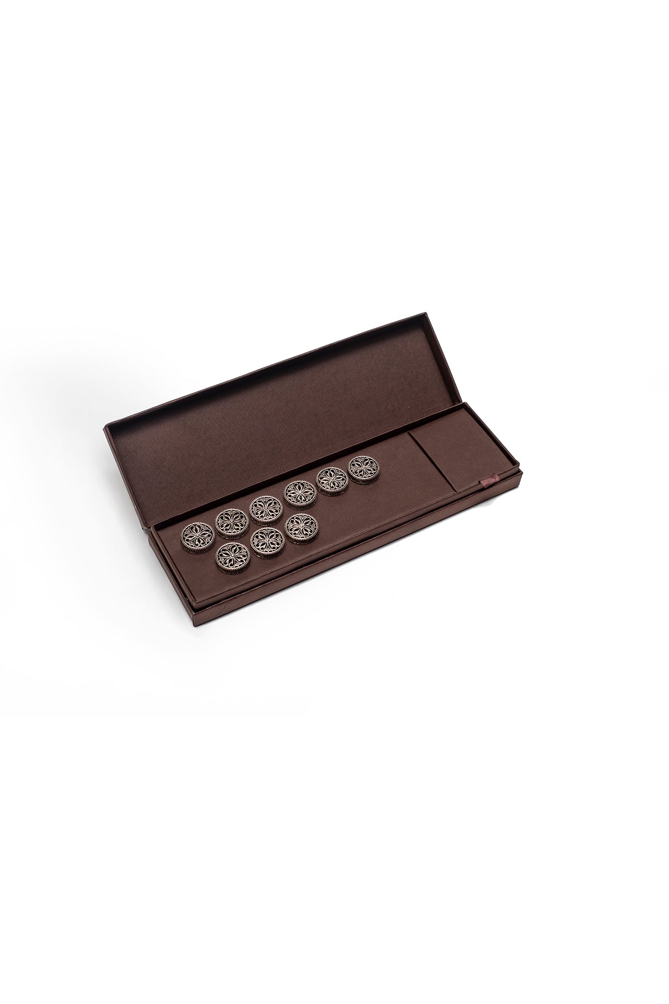 Silver Filigree Buttons