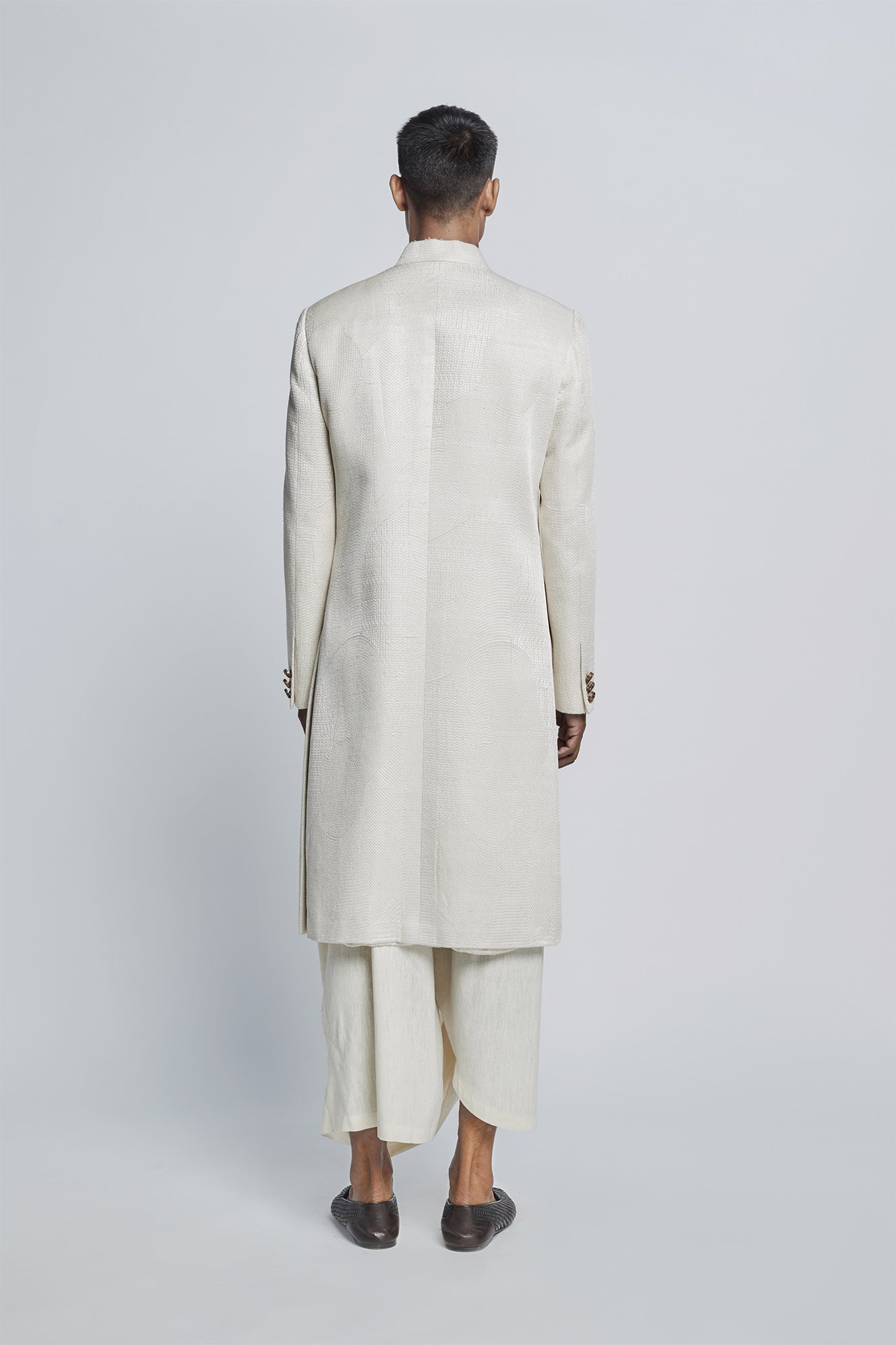 Texture Sherwani Set