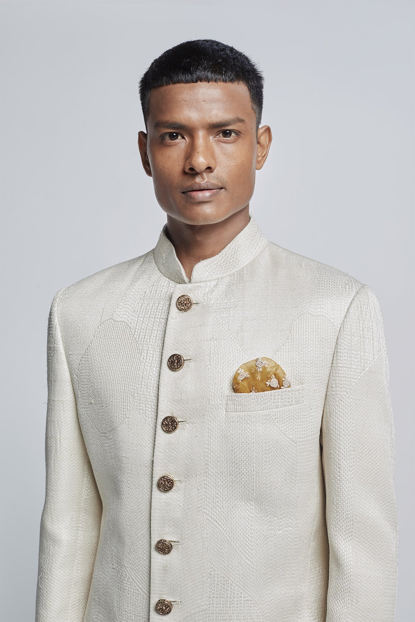 Texture Sherwani Set