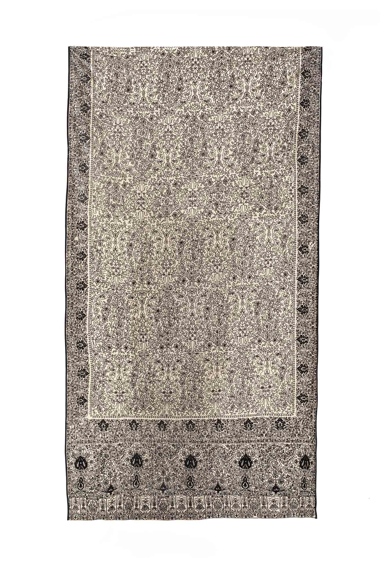 Embroidered Jamewar Shawl