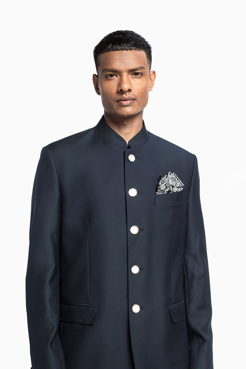 Classic Wool Bandhgala Suit