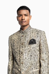 Jamewar Bandhgala Suit