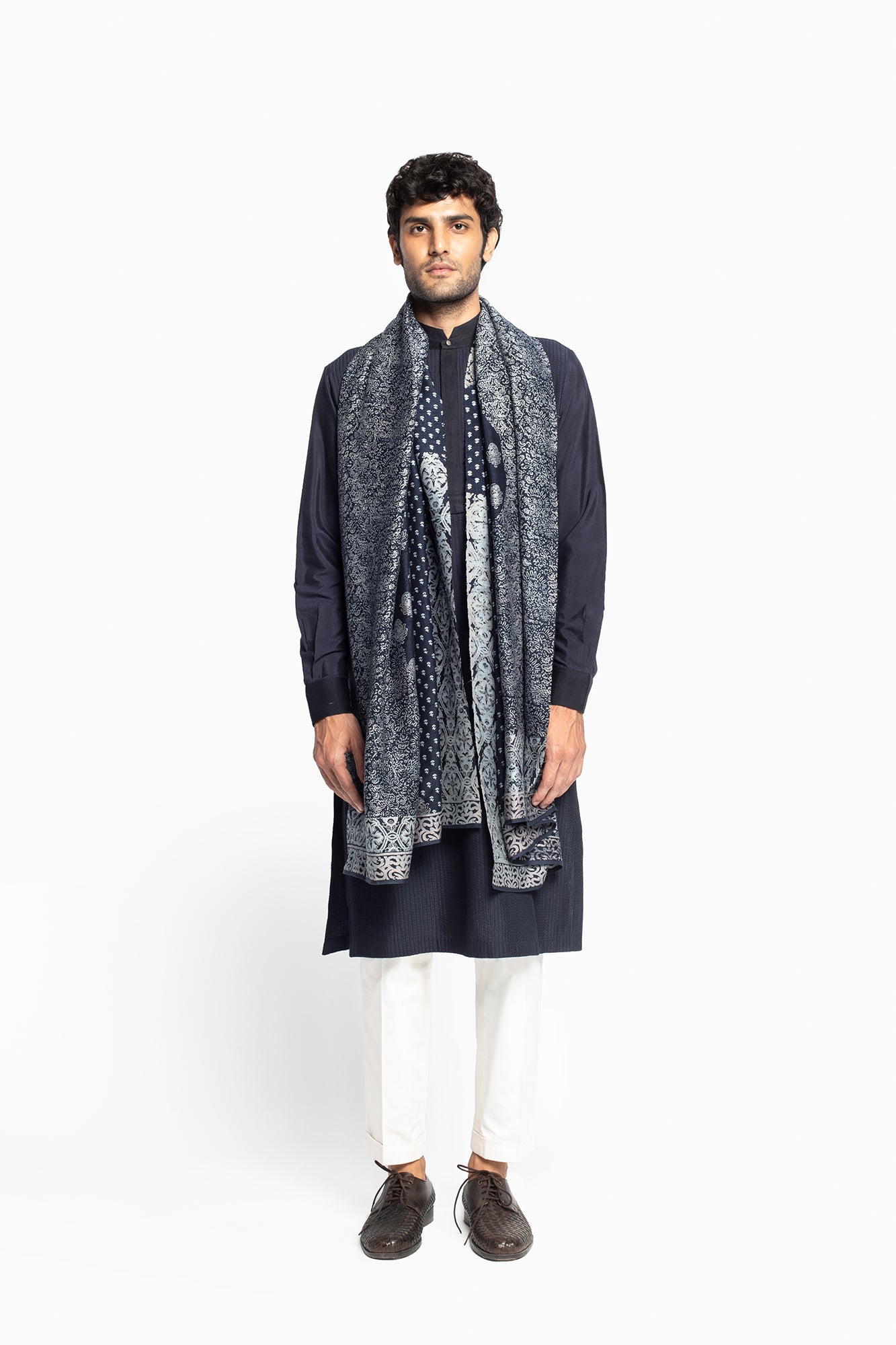 Dhagai Texture Kurta Set