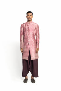 Dry Rose Ajrakh Kurta Set